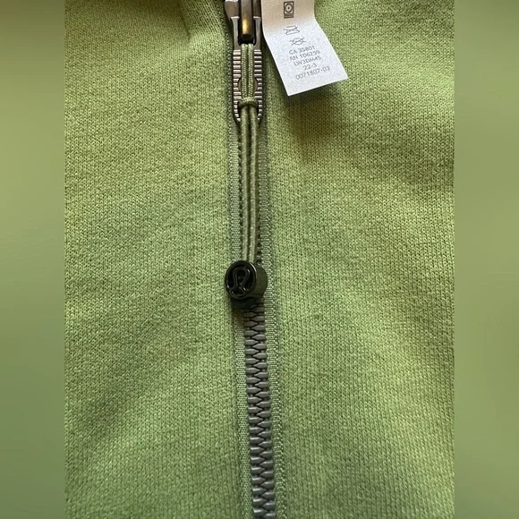 NWT Lululemon Scuba Overeized Half Zip Hoodie Size M/L in Green Foliage - Picture 7 of 8